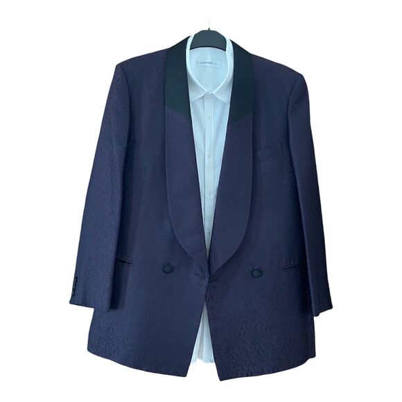 Giordano Basso Tuxedo Made in Italy Men's 48 Blazer‎ 100% Silk